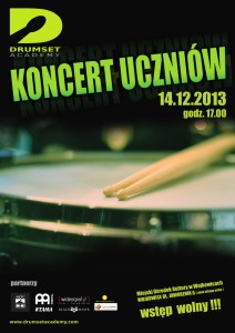 koncert uczniów DRUMSET ACADEMY